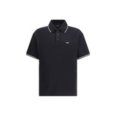Black Cotton Polo T-Shirt